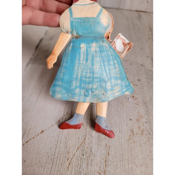 Vintage metal Dorothy wizard of Oz ornament Xmas basket - Picture 5 of 7